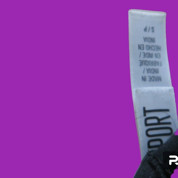 Victoria's Secret Victoria Sport VSX racerback sports bra in black and white S - Picture 7 of 8